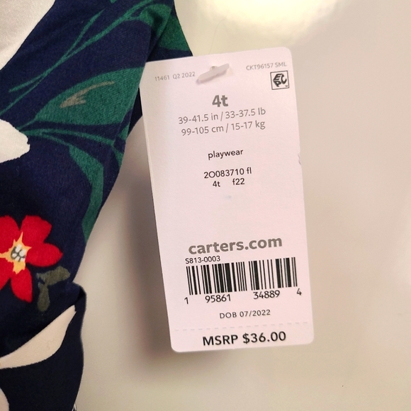 🆕️Carter's Toddler Floral Dress - Picture 8 of 11